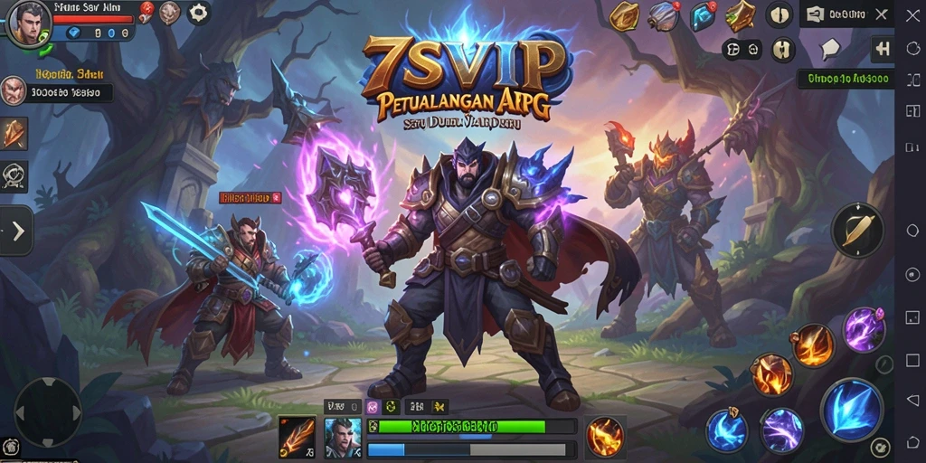 Tampilan menarik dari gameplay ARPG di 7SVIP.