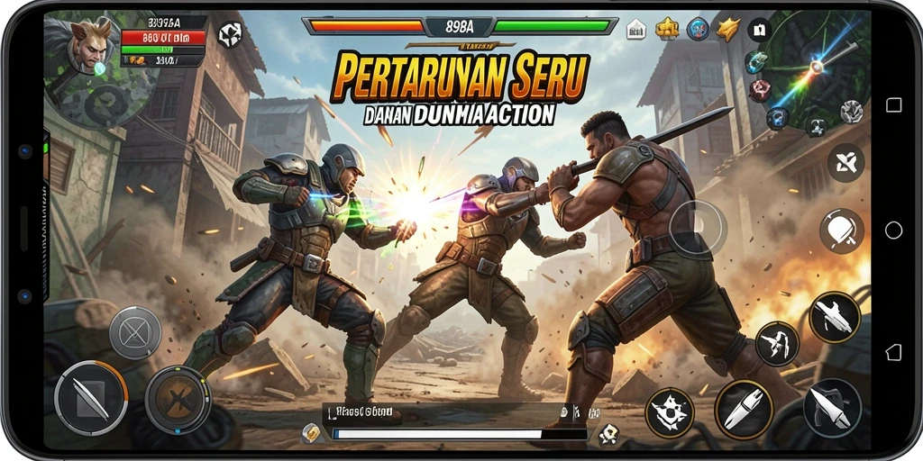 Tangkapan layar menampilkan aksi seru dalam gameplay <strong>898A</strong>.
