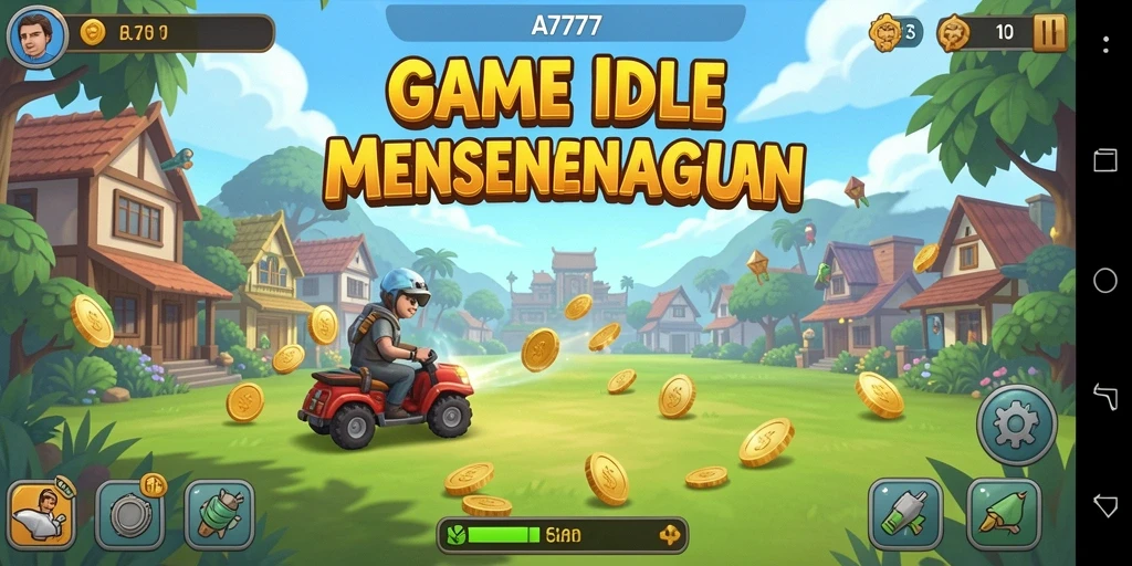 Tampilan gameplay A7777 yang menarik dan penuh warna.