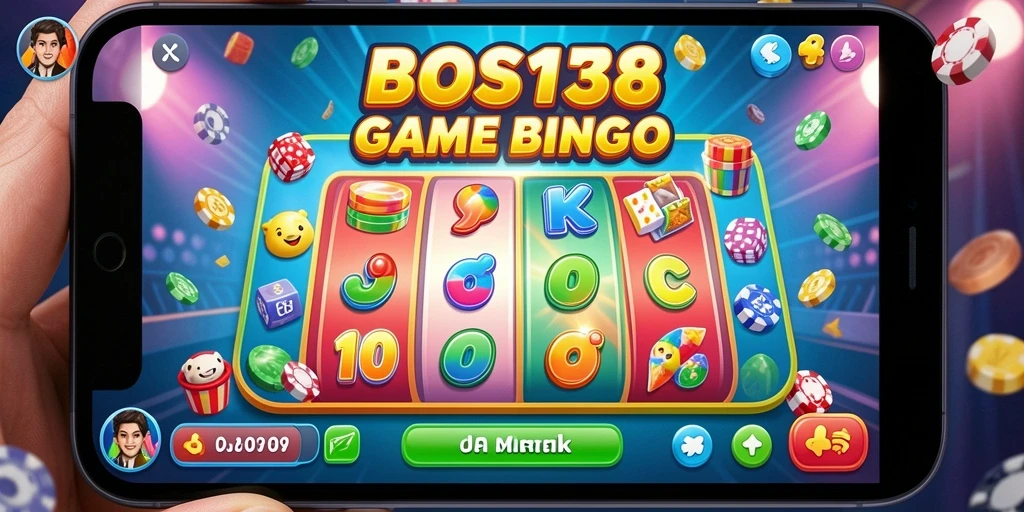 Tampilan gameplay seru dari BOS138 saat bermain Bingo.