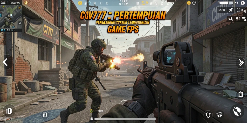 Tangkapan layar gameplay CV777 menampilkan aksi tembak-menembak yang mendebarkan.