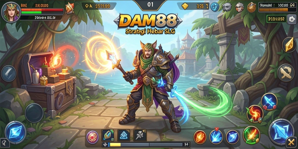 Tangkapan layar gameplay <strong>DAM88</strong> menampilkan aksi strategi yang mendebarkan.