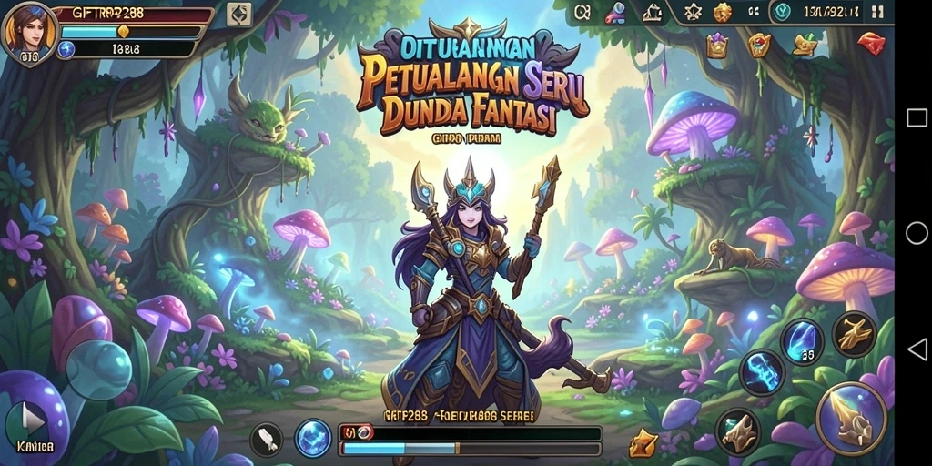 Screenshot menunjukkan gameplay seru dan lingkungan yang menakjubkan.