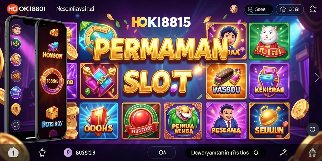 Screenshot HOKI8815 menampilkan gameplay slot yang mendebarkan dan interaktif.