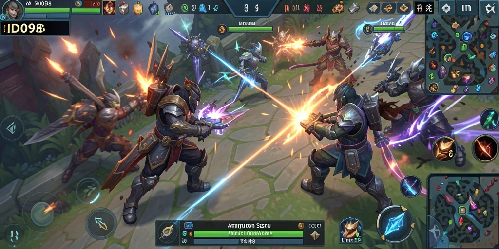 Gambaran menarik gameplay <strong>ID098</strong> dalam aksi pertempuran.