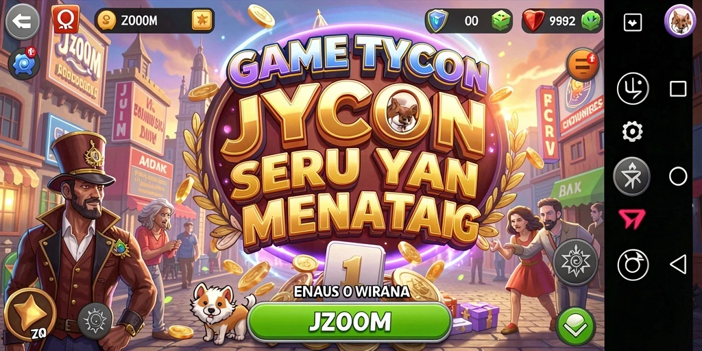 Tampilan menawan dari gameplay J200M yang menantang.