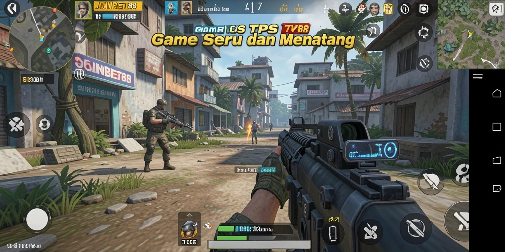 Screenshot utama menunjukkan gameplay menegangkan dari JOINBET88.