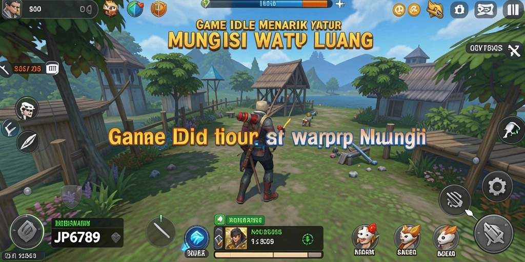Tampilan gameplay menarik dari JP6789 yang penuh warna dan karakter lucu.