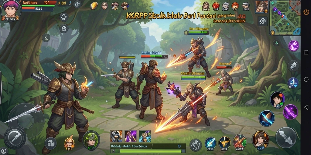 Tampilan screenshot KKRP dengan aksi strategi SLG yang intens.