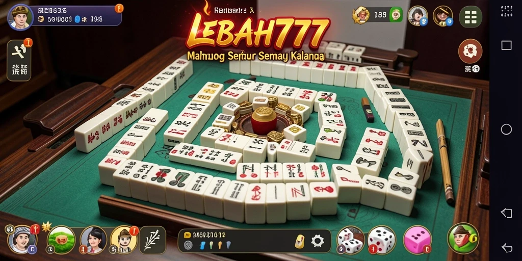 Tampilan gameplay Mahjong yang menarik di LEBAH777.