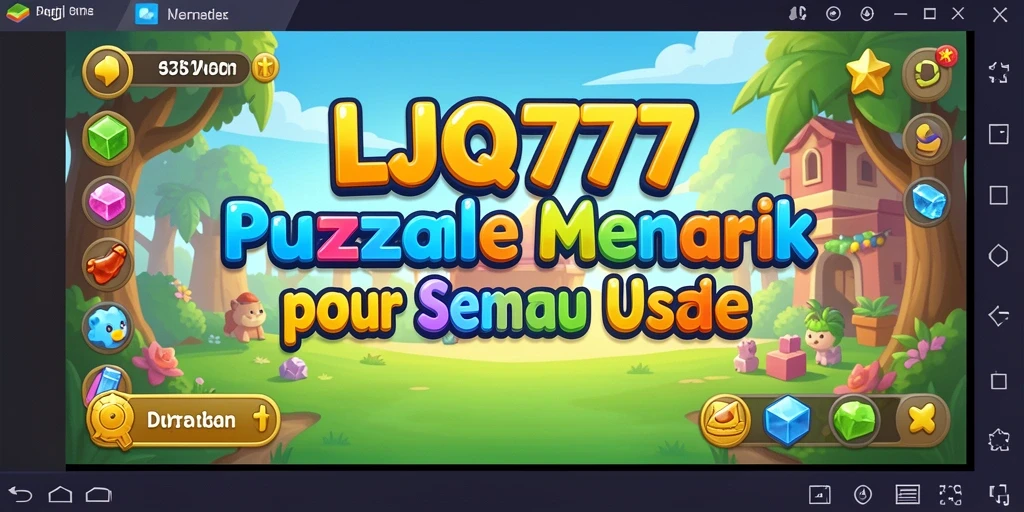 Tampilan menarik gameplay LJO777 dengan berbagai puzzle menantang.