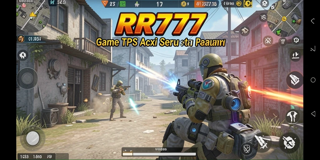 Tampilan utama gameplay TPS di RR777 yang seru.