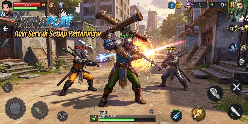Gameplay seru di SURGAPLAY dengan aksi penuh adrenalin.